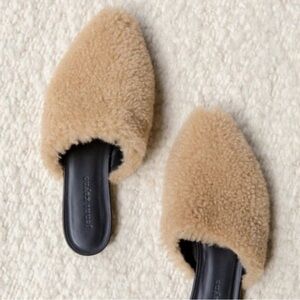 Jenni Kayne Shearling Slip-On Mules